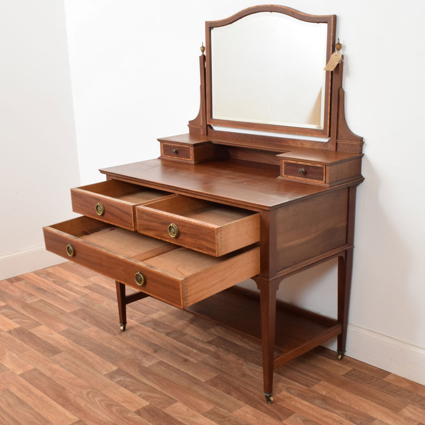 Inlaid Mahogany Dressing Table