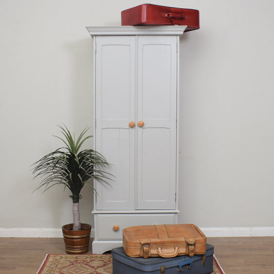 Painted Pine Double Wardrobe