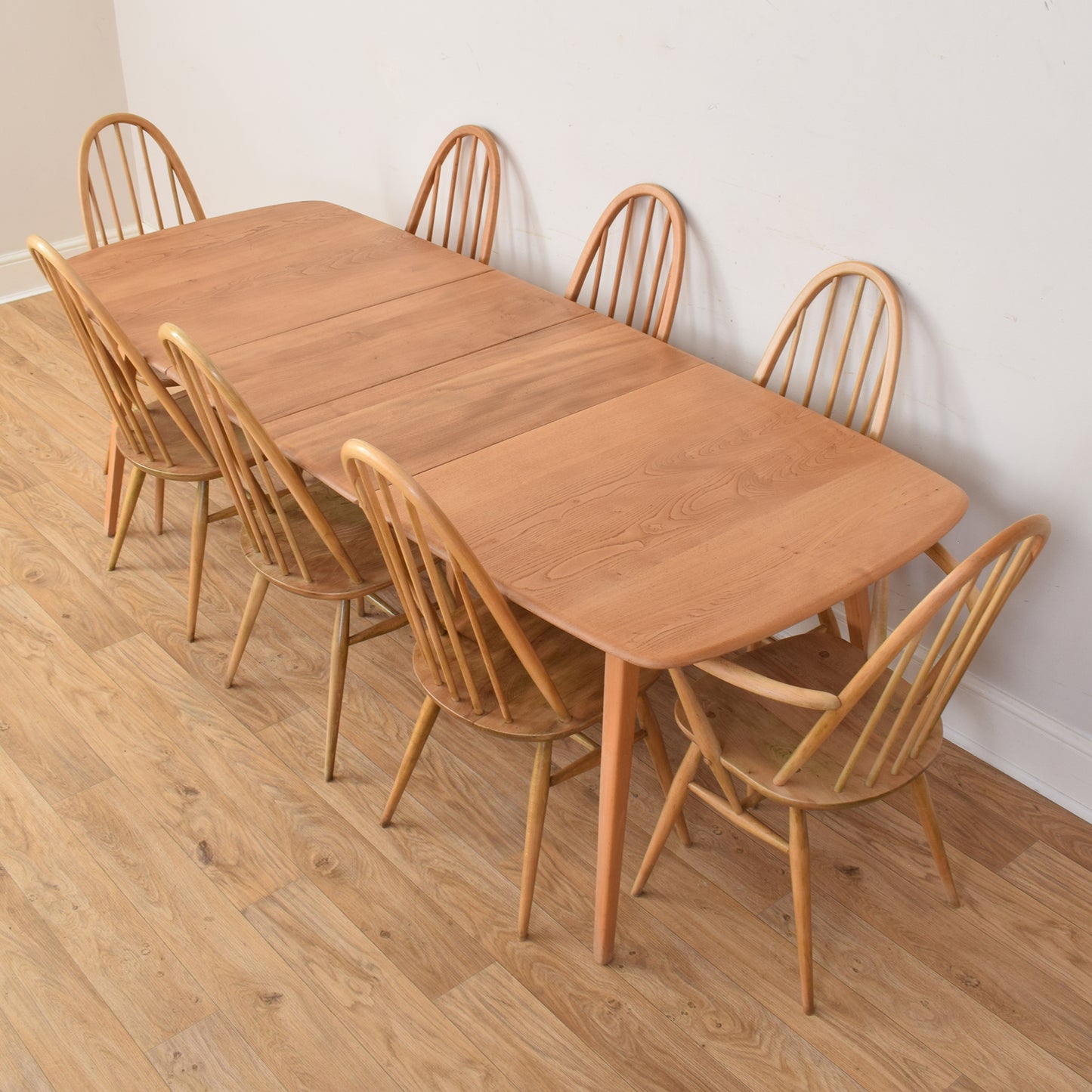 Ercol Table And Eight Chairs