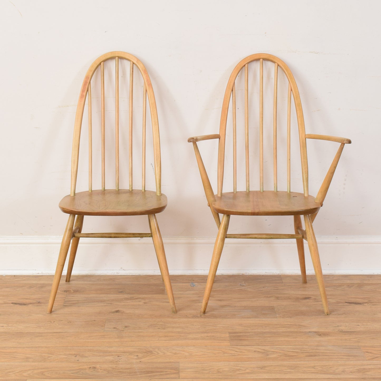 Ercol Table And Eight Chairs