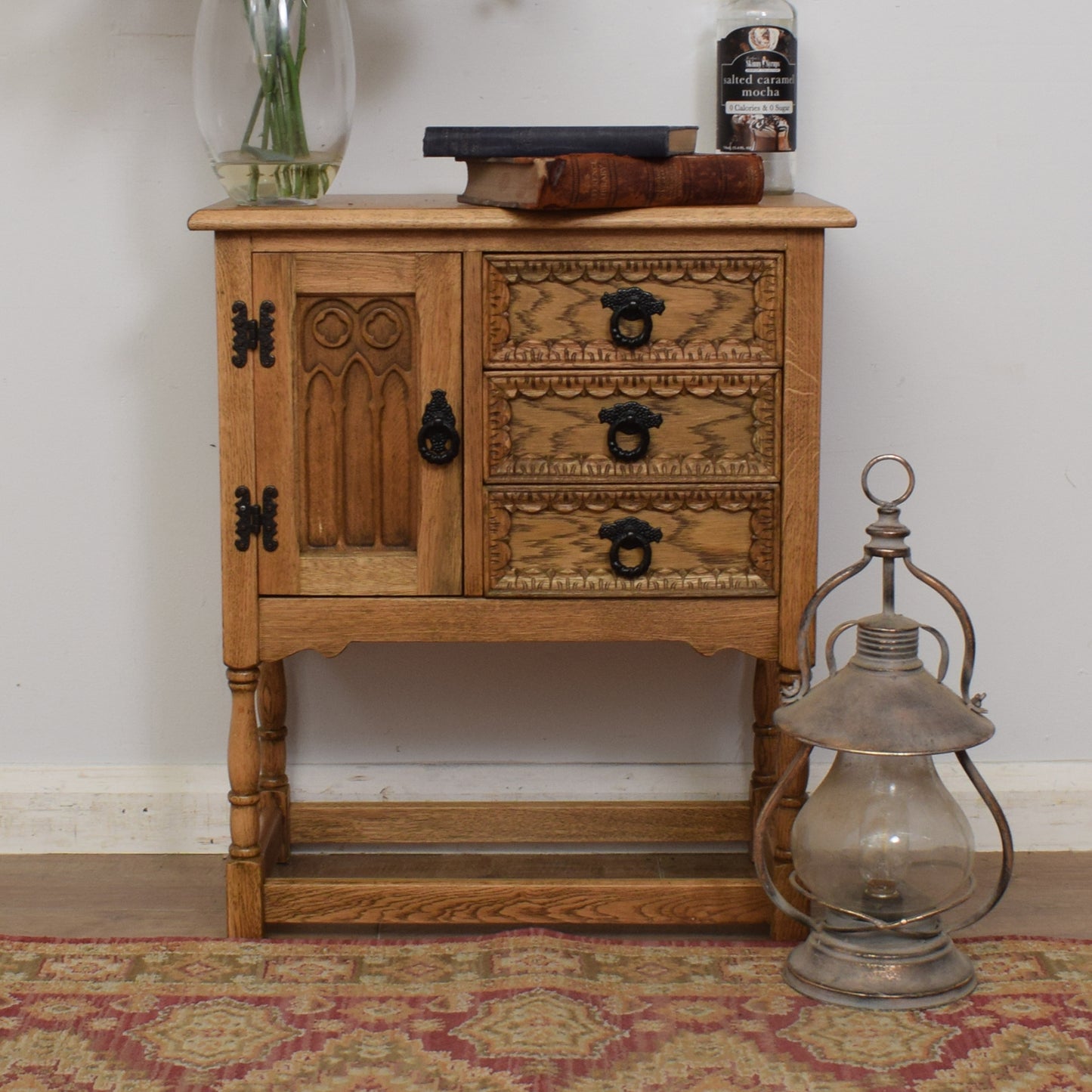Restored Oak Side Cabinet