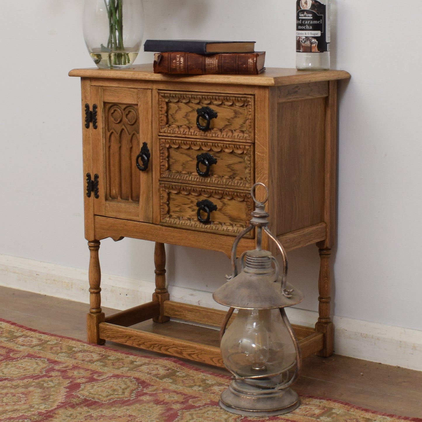 Restored Oak Side Cabinet