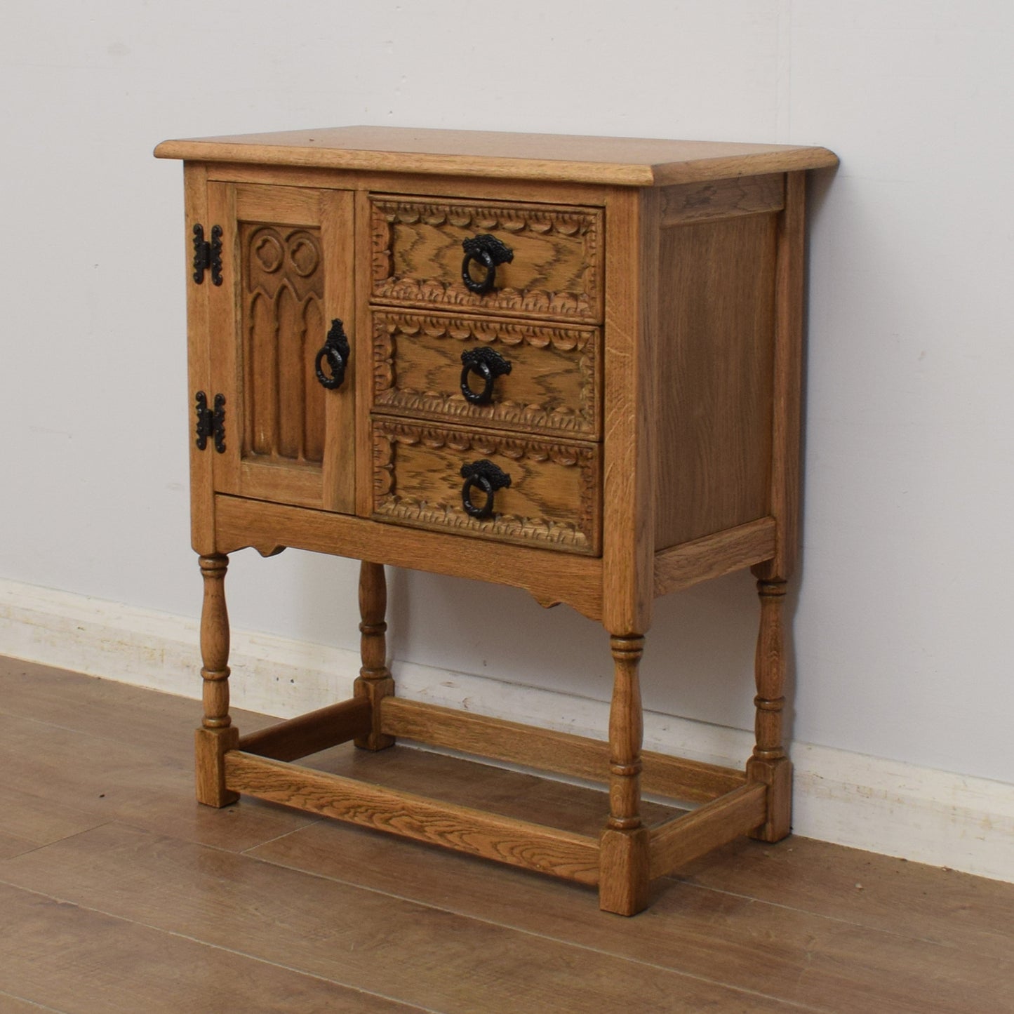 Restored Oak Side Cabinet