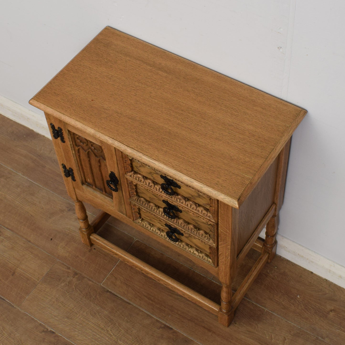 Restored Oak Side Cabinet