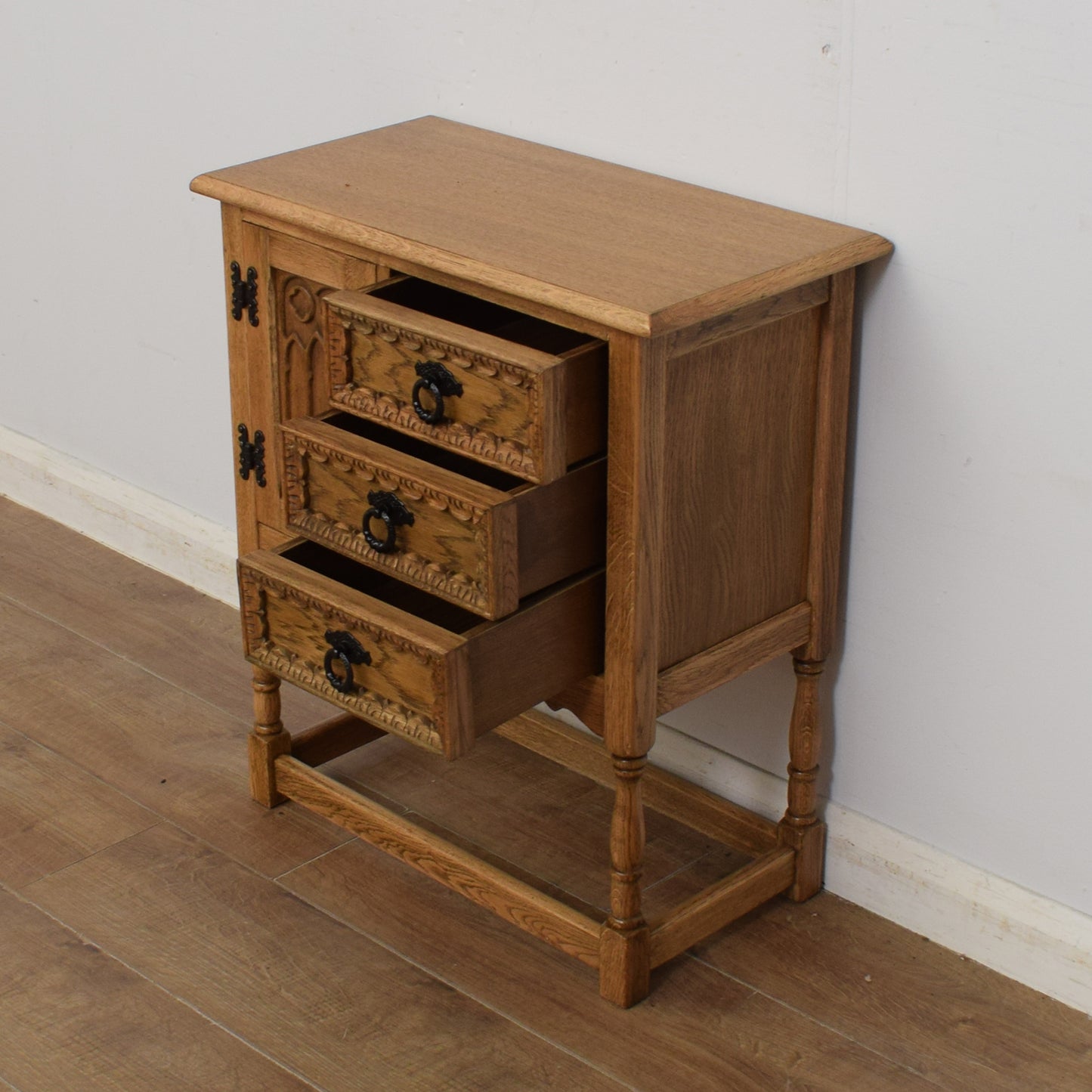 Restored Oak Side Cabinet