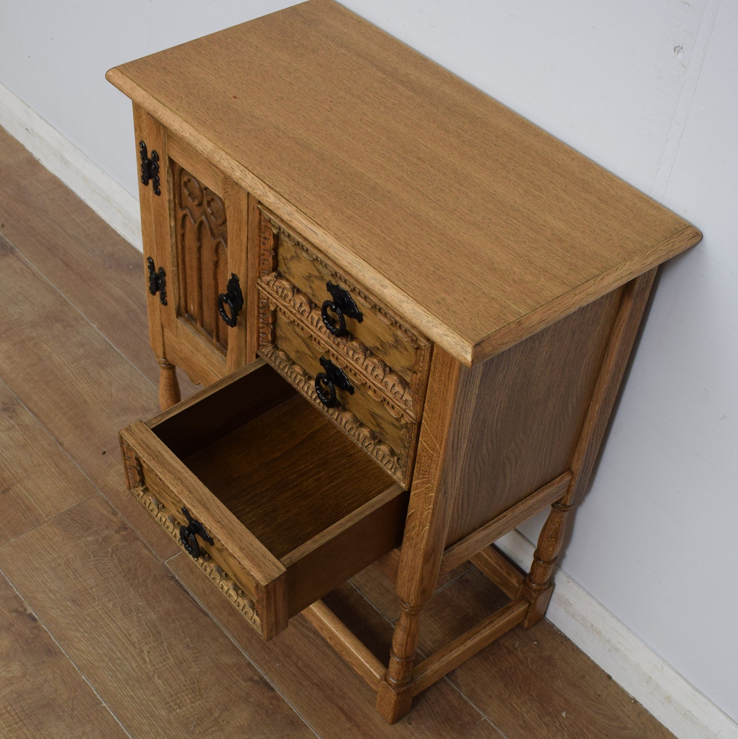 Restored Oak Side Cabinet