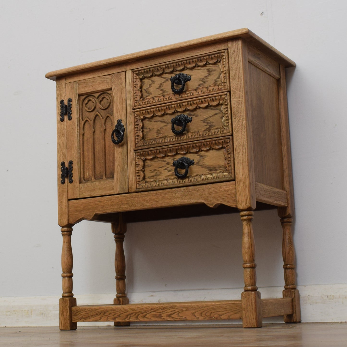 Restored Oak Side Cabinet