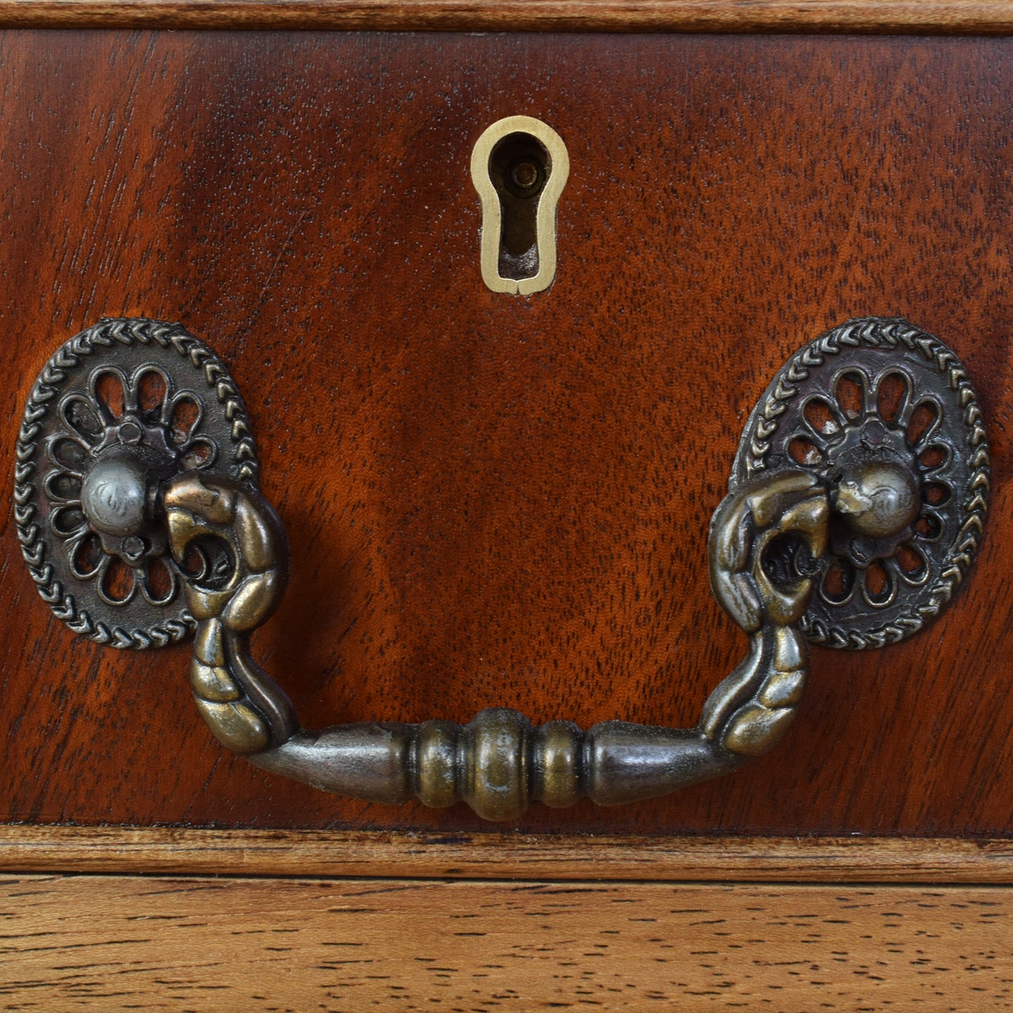 Leather Top Pedestal Desk