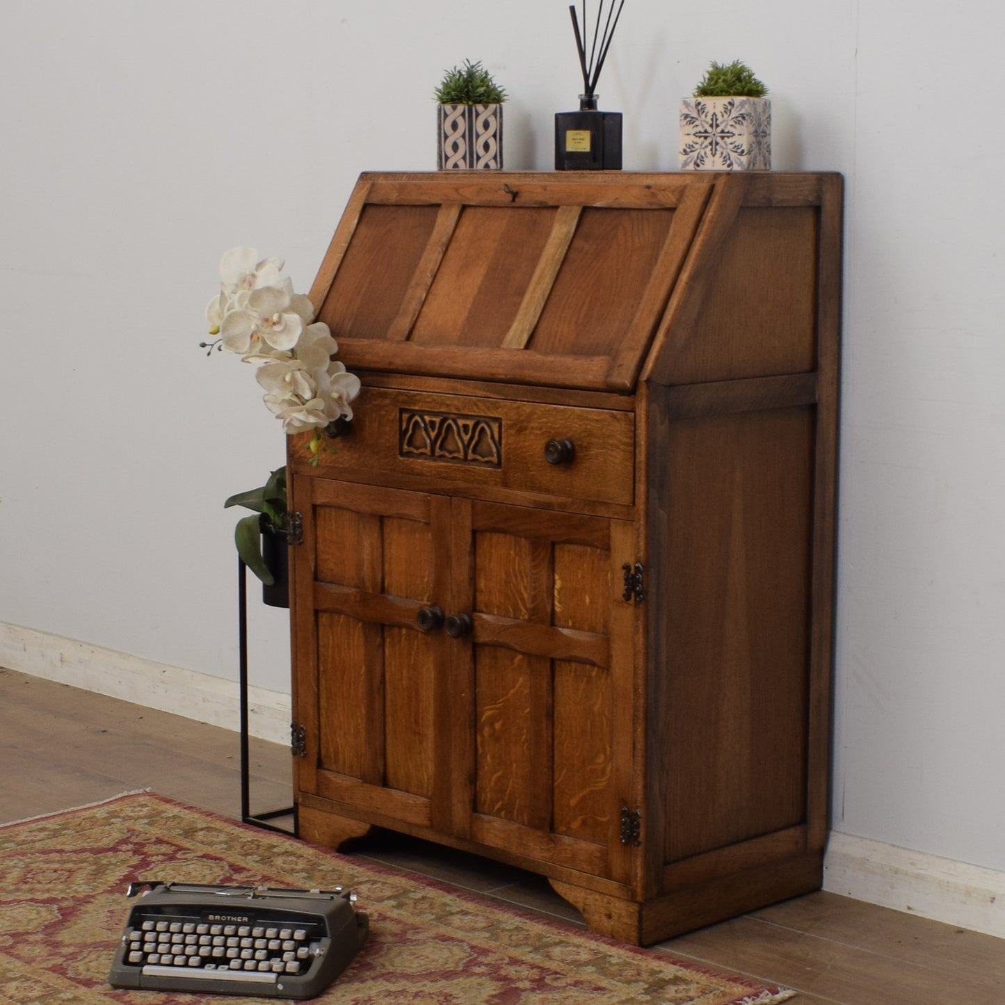 Restored Oak Bureau
