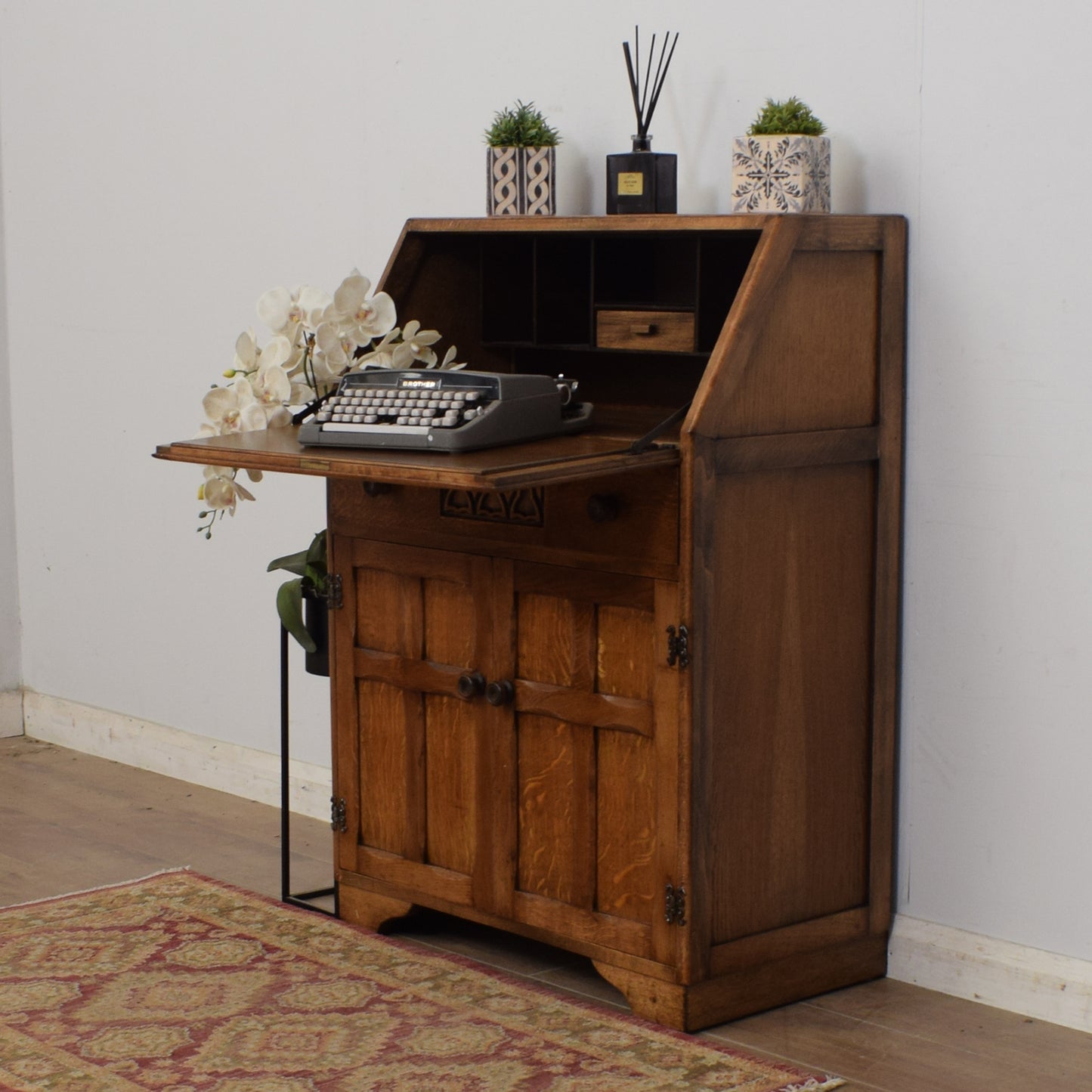 Restored Oak Bureau