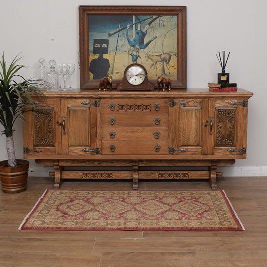 Restored Oak Webber Sideboard