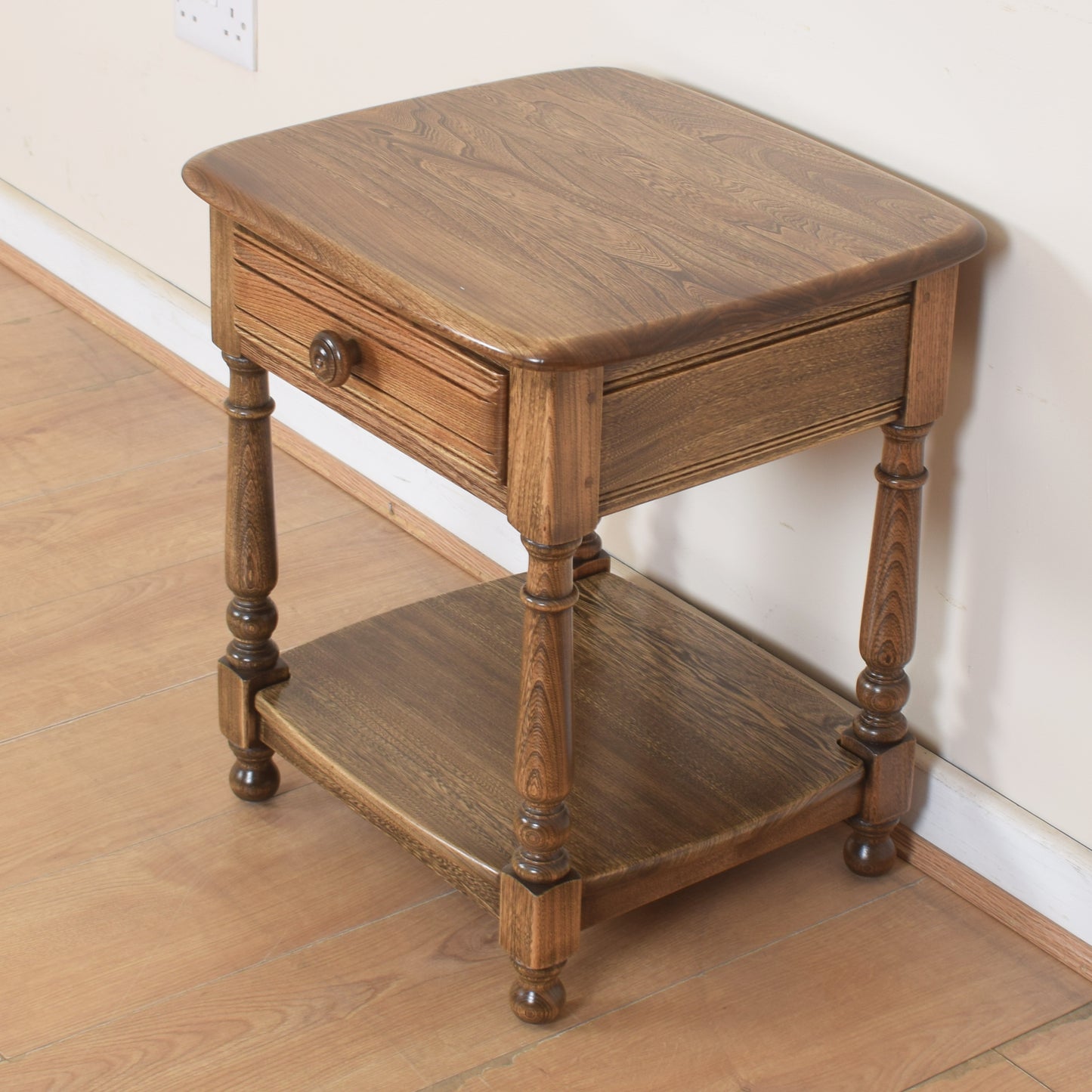 Ercol Side Table With Drawer