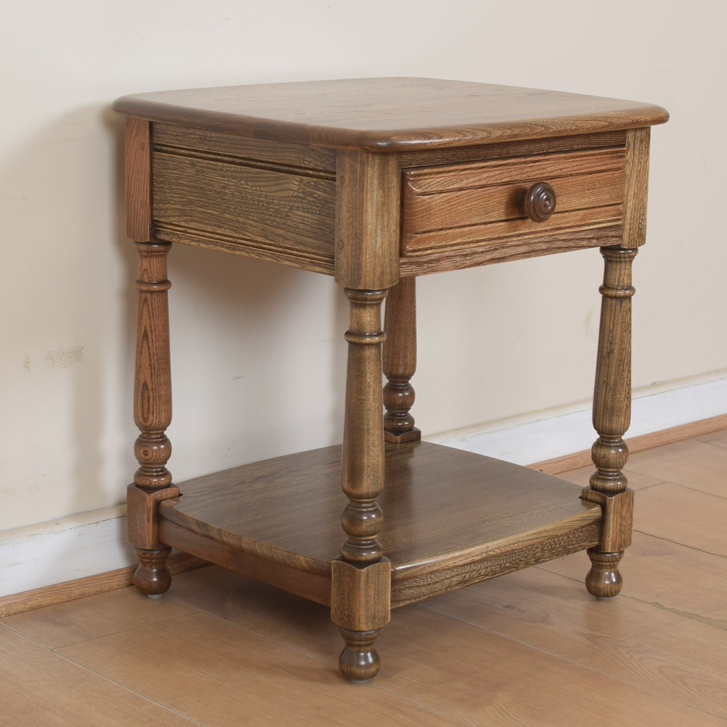 Ercol Side Table With Drawer