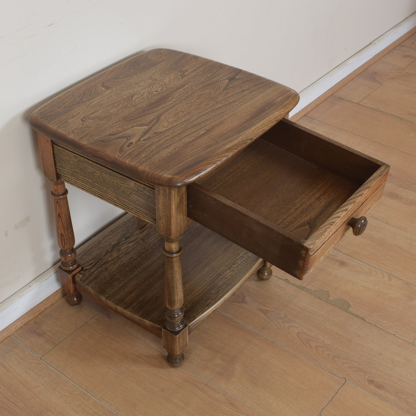 Ercol Side Table With Drawer
