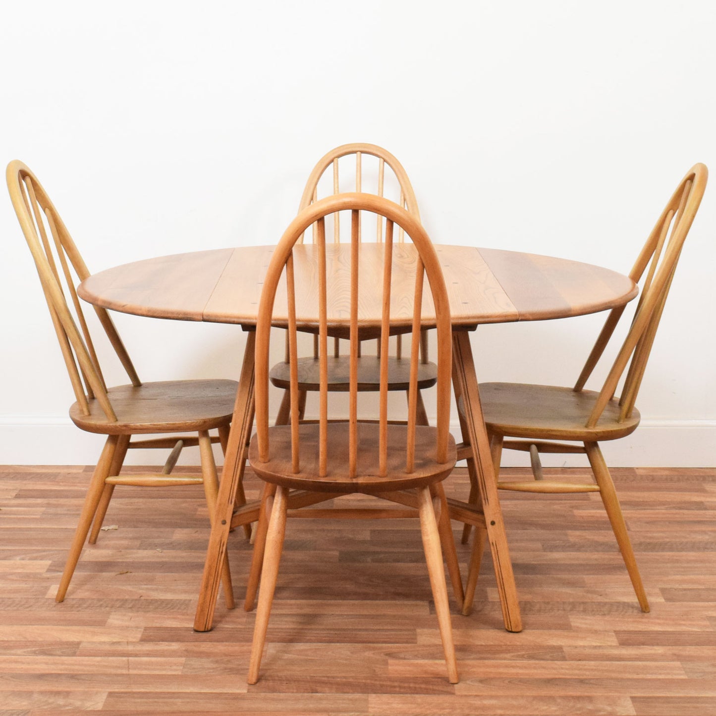 Ercol Drop Leaf Table and Four Chairs