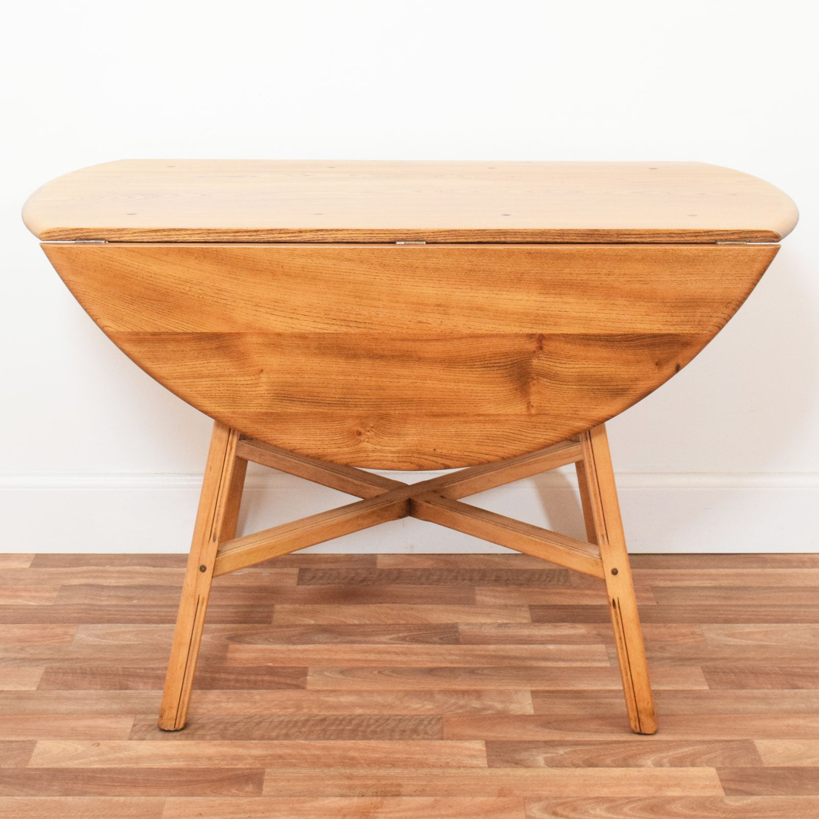 Ercol Drop Leaf Table and Four Chairs – Betel Restored Furniture