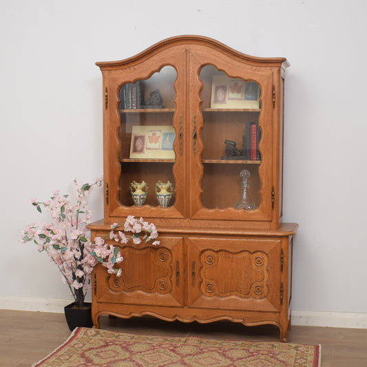 French Oak Vitrine