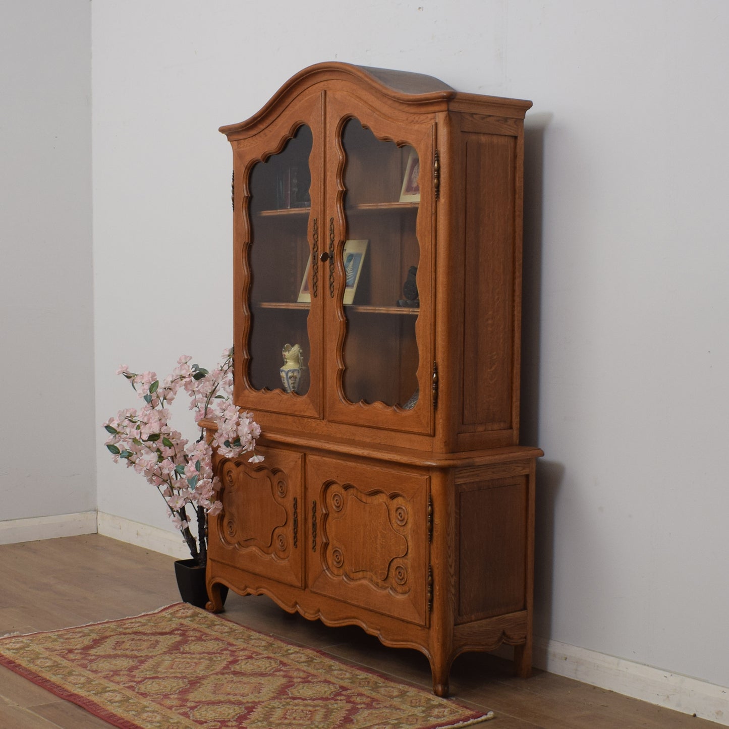 French Oak Vitrine