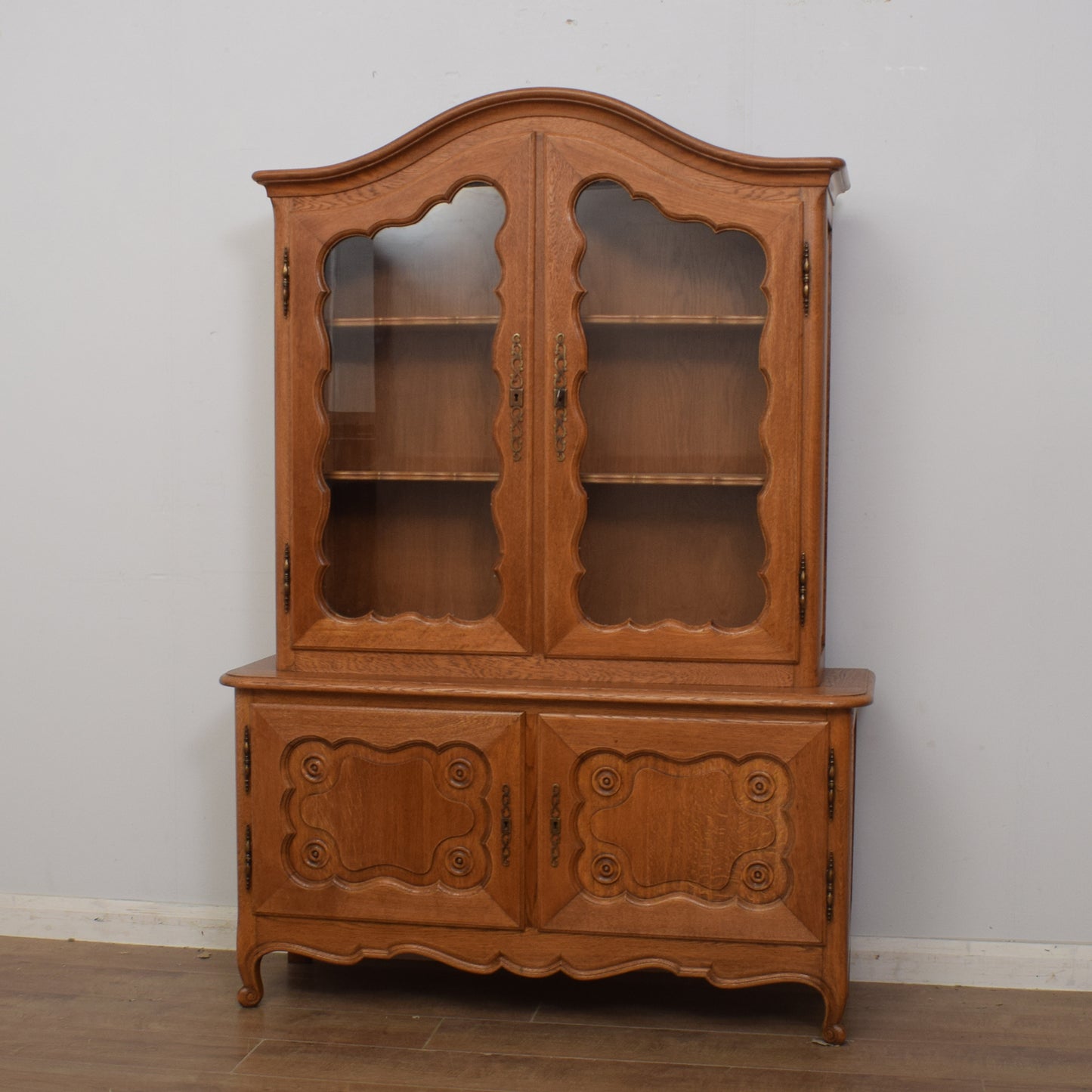 French Oak Vitrine