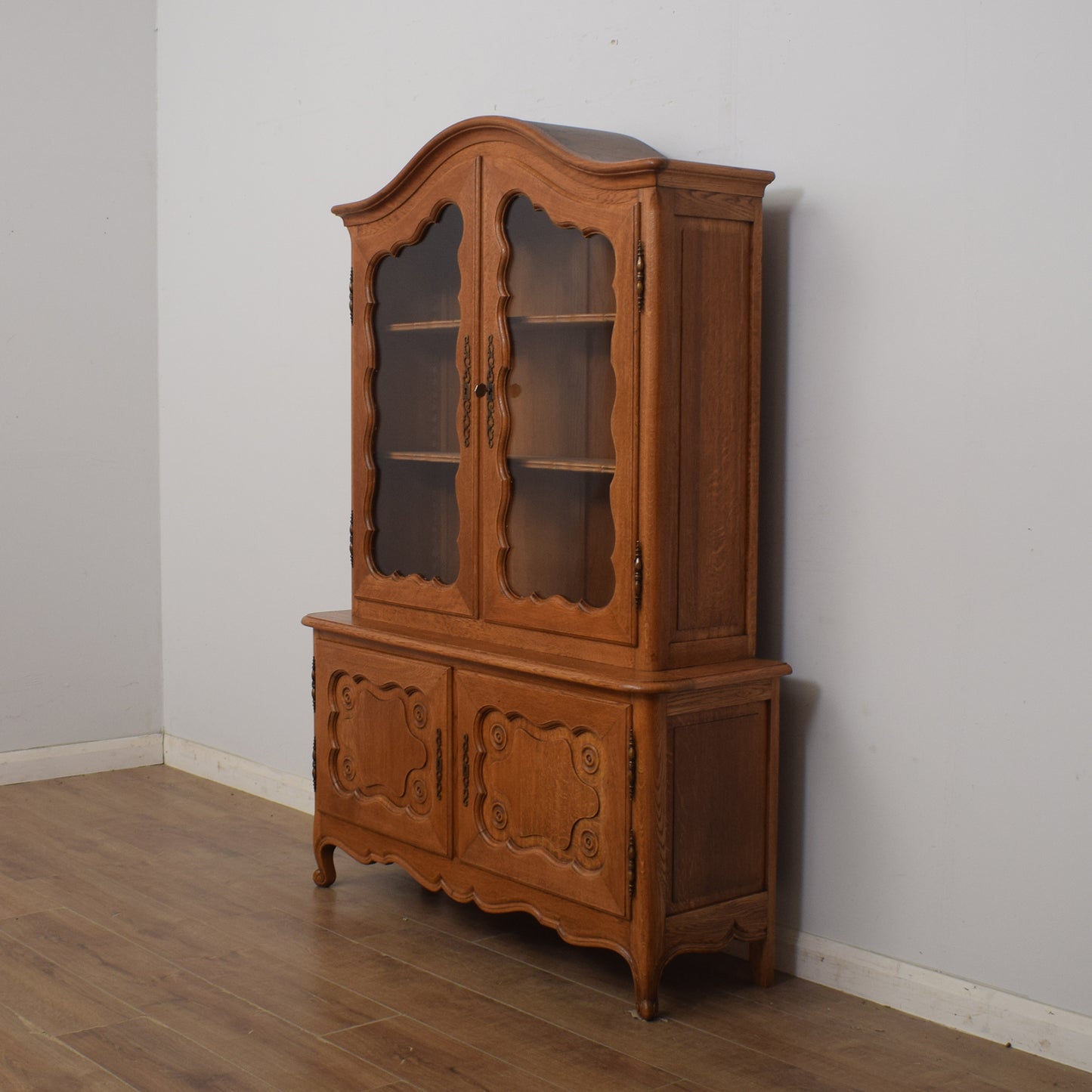 French Oak Vitrine