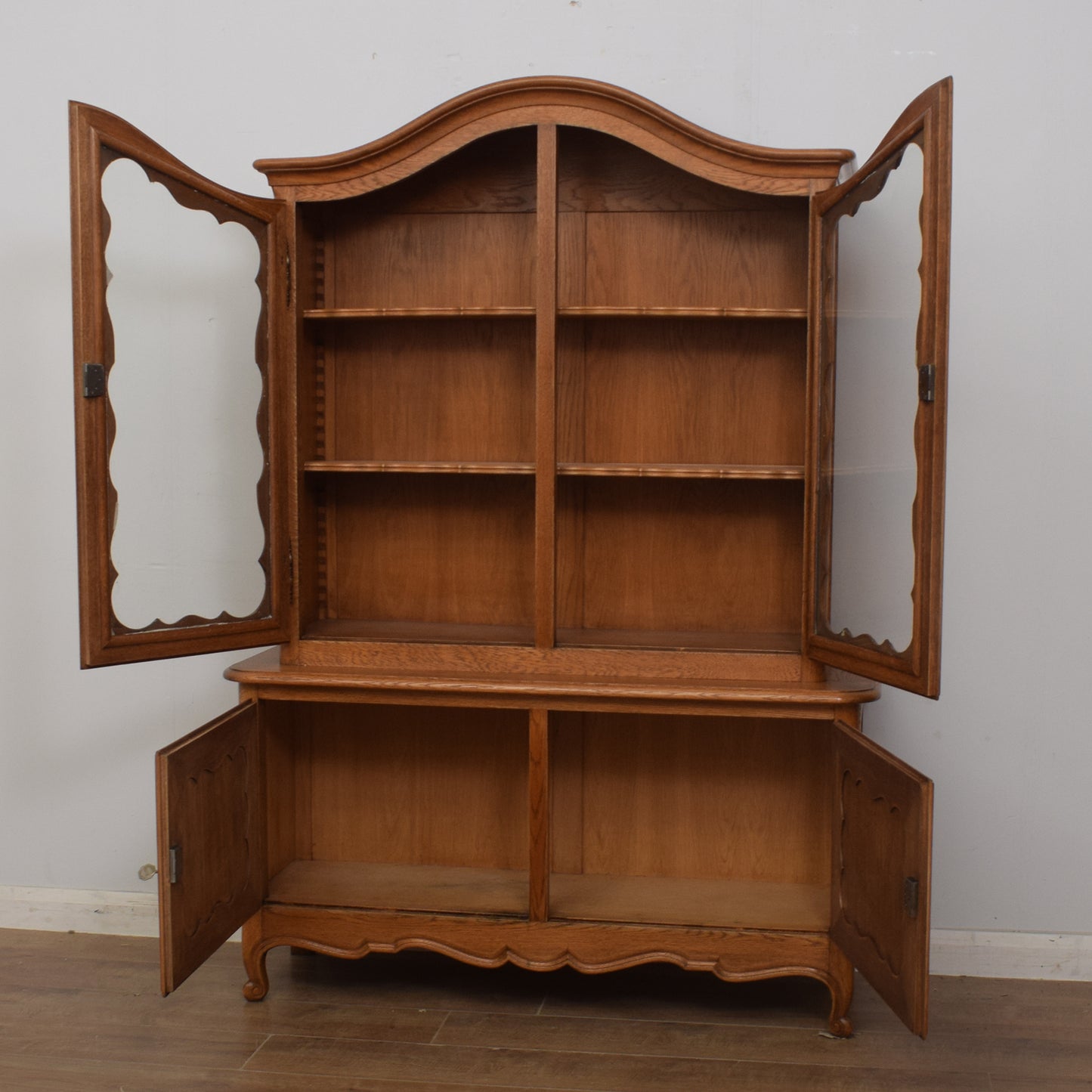 French Oak Vitrine