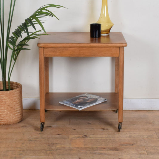 Restored Mahogany Tea Trolly