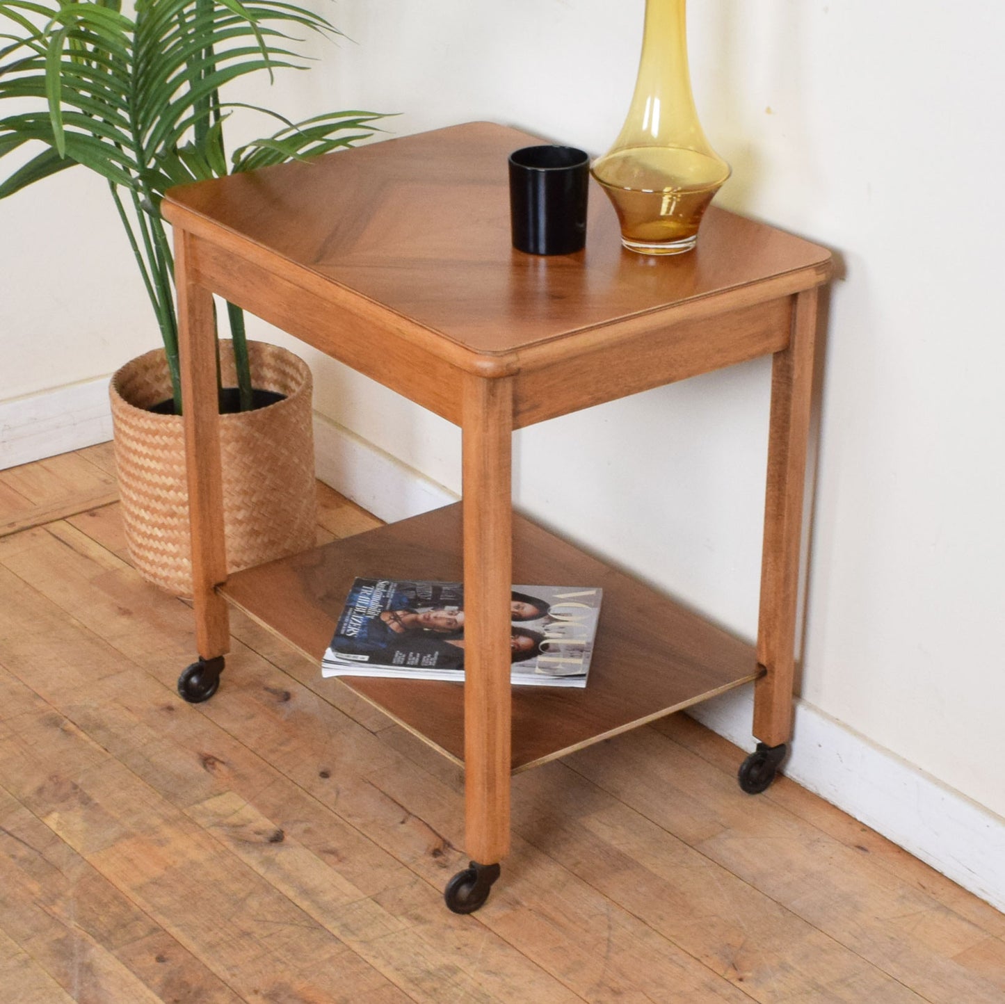 Restored Mahogany Tea Trolly