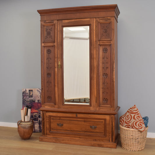 Large Mahogany Hallrobe