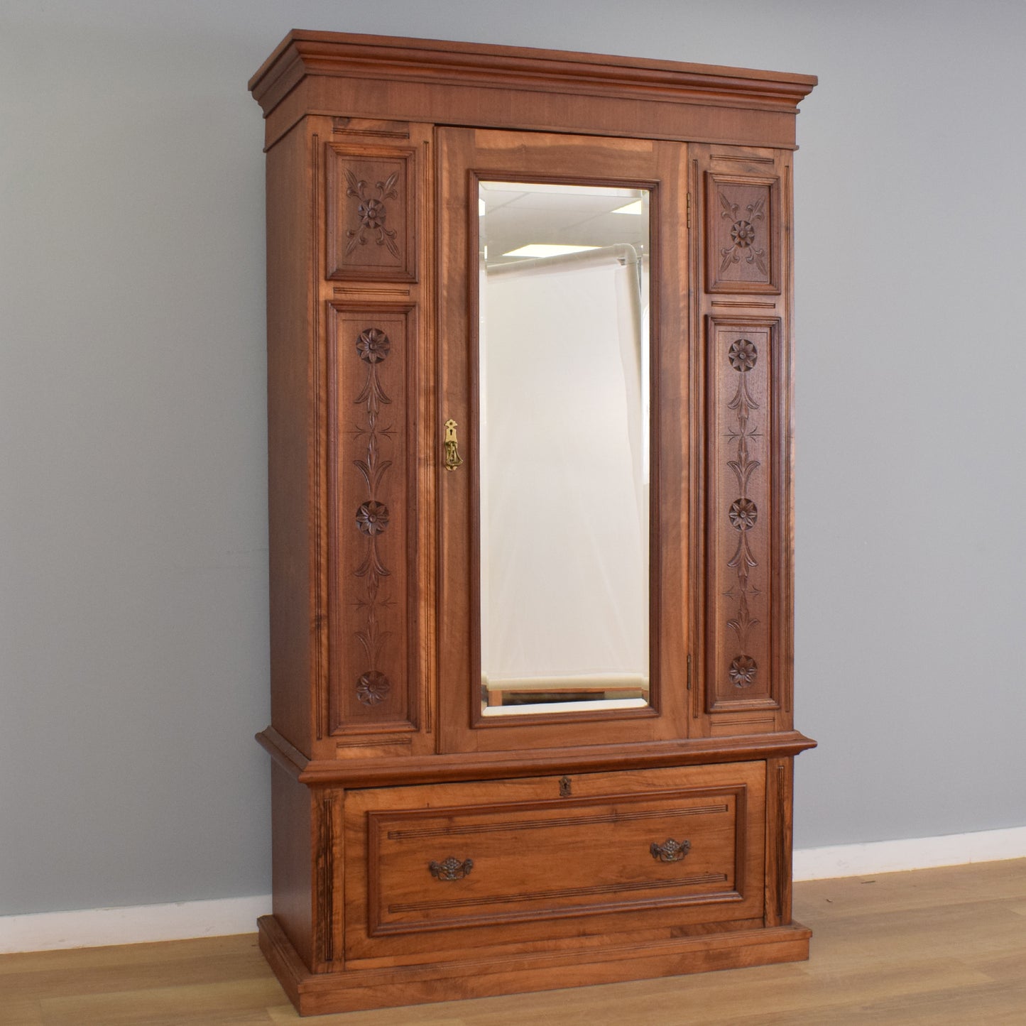 Large Mahogany Hallrobe