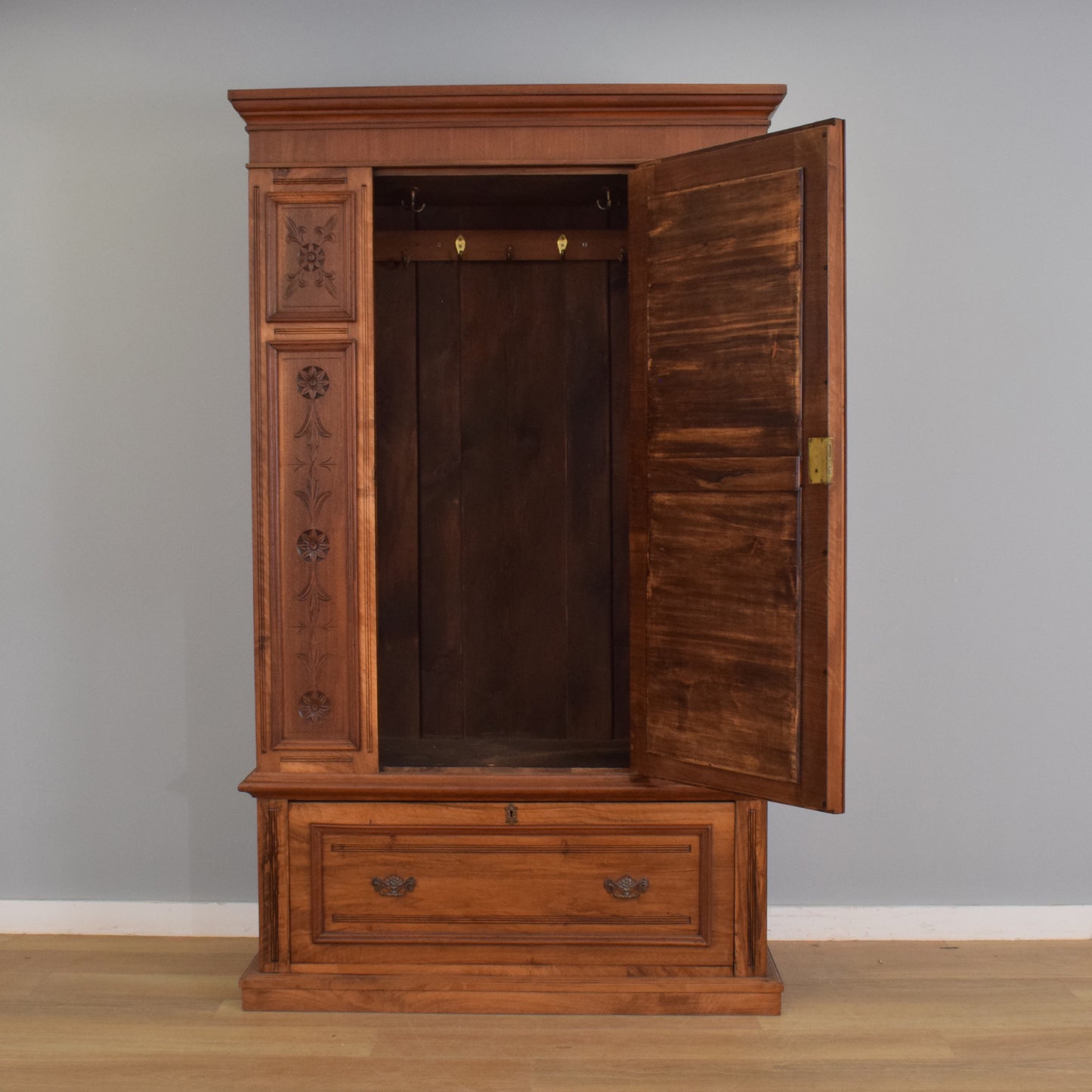 Large Mahogany Hallrobe