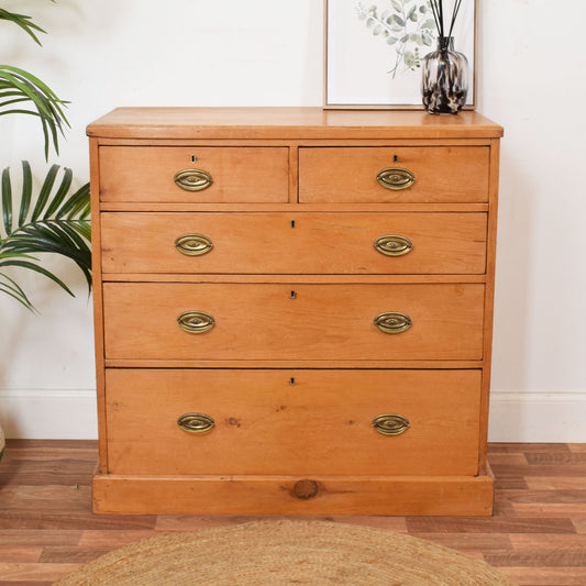 Rustic Pine Chest of Drawers