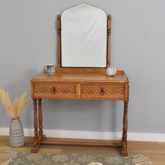 Refinished Oak Dressing Table