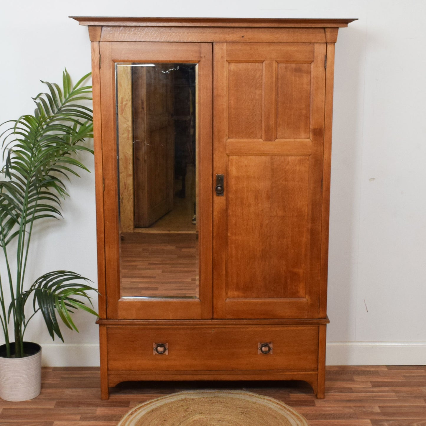 Restored Oak Wardrobe