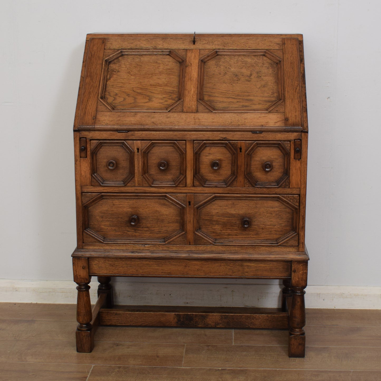 Vintage Oak Bureau