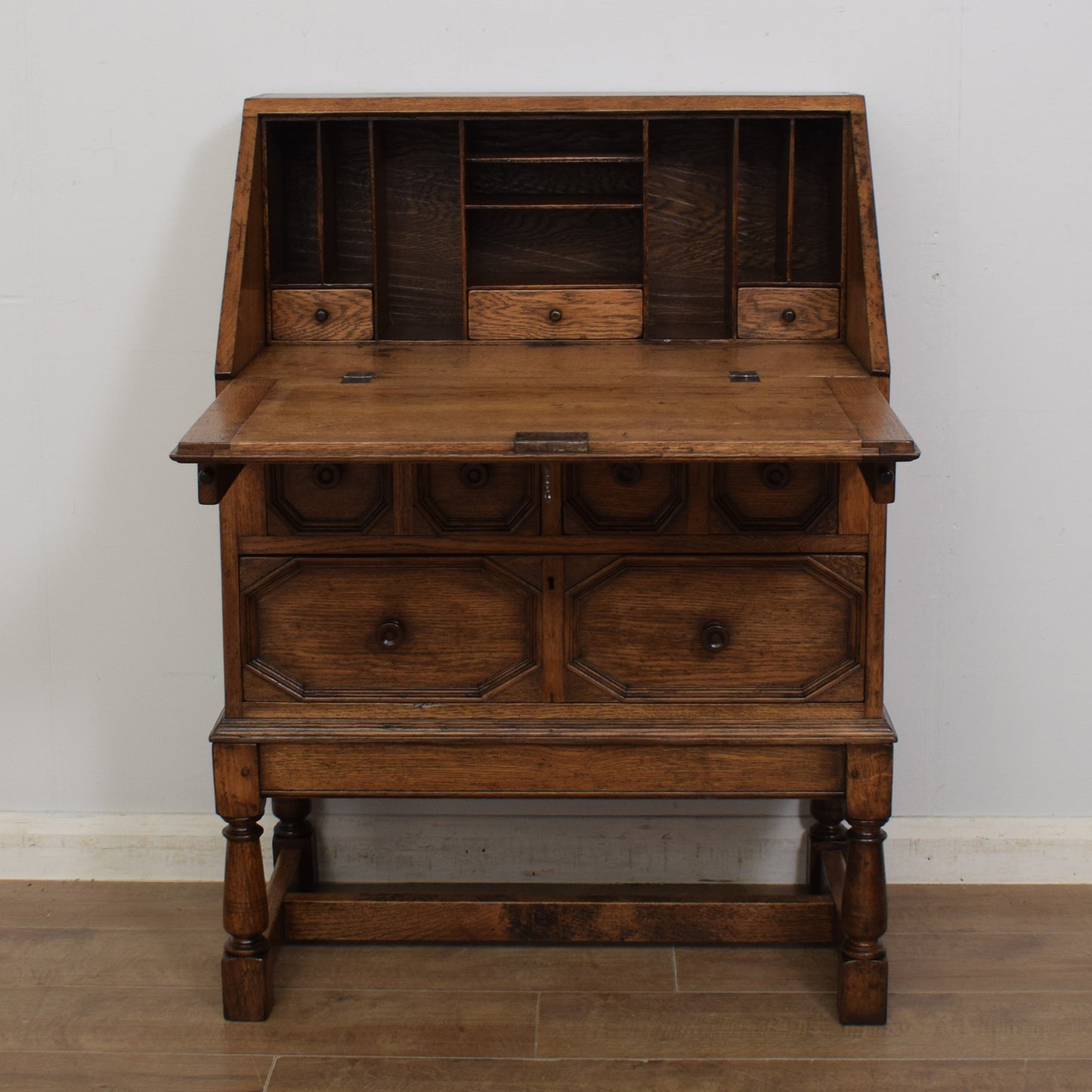 Vintage Oak Bureau