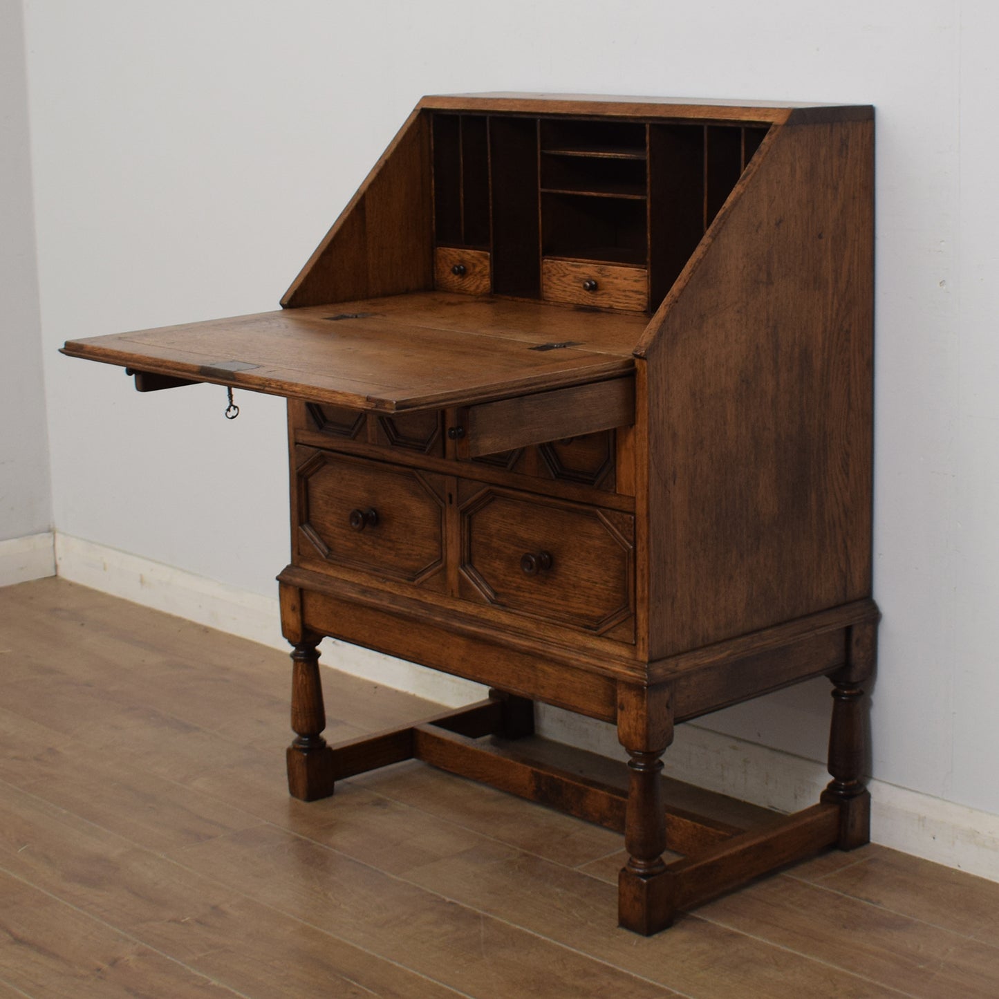 Vintage Oak Bureau