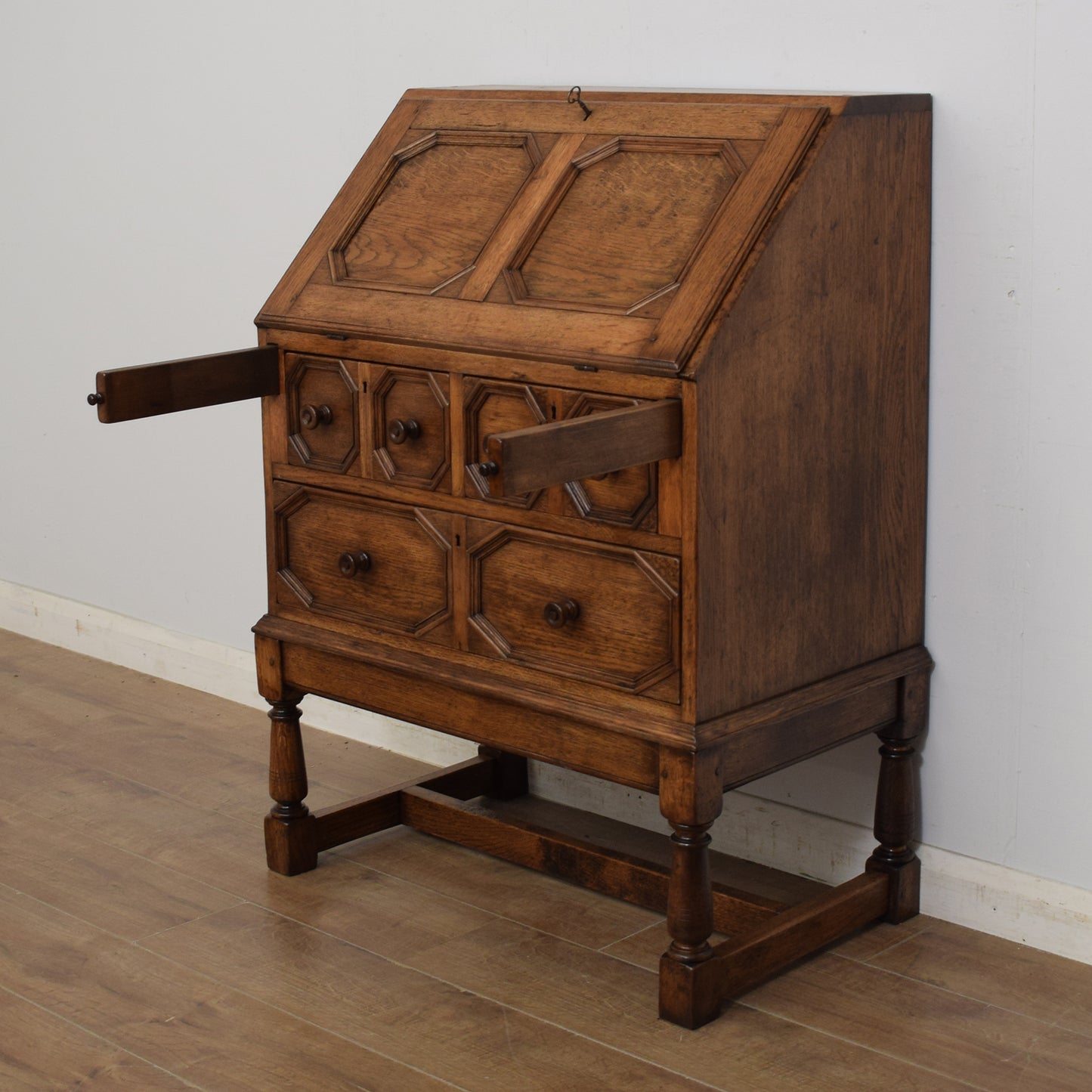 Vintage Oak Bureau