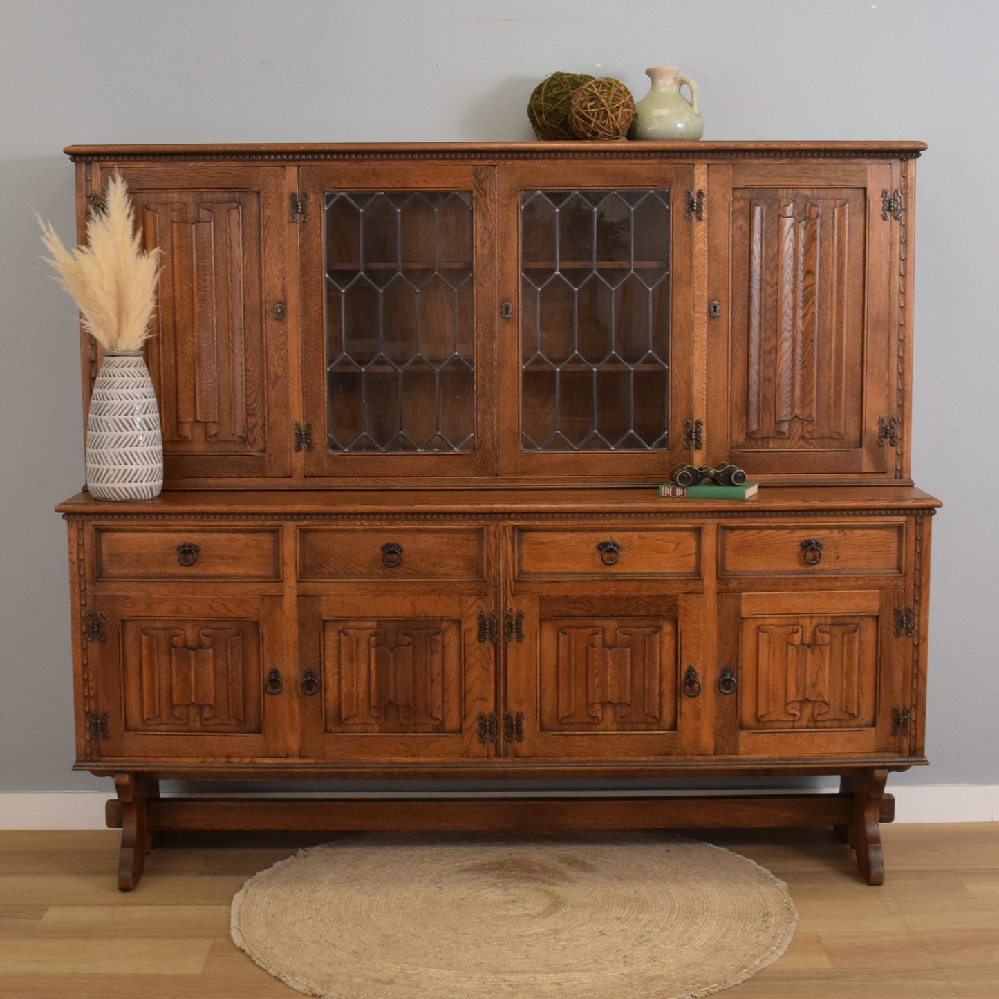 Large Restored Oak Dresser