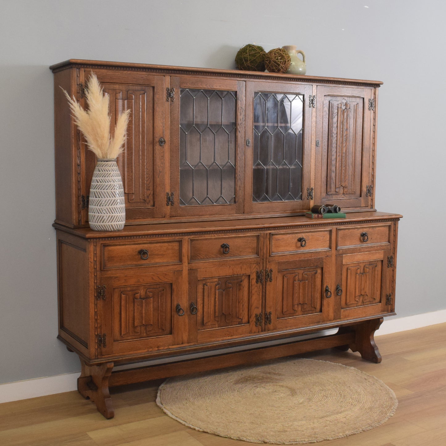 Large Restored Oak Dresser