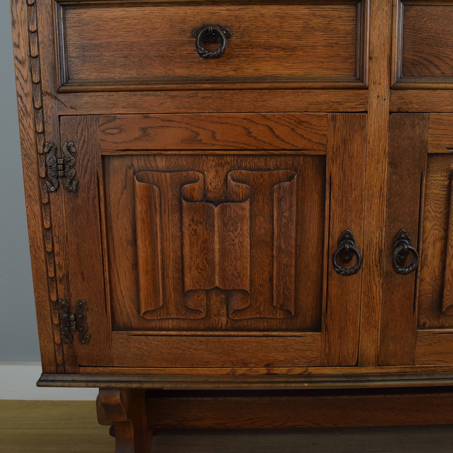 Large Restored Oak Dresser