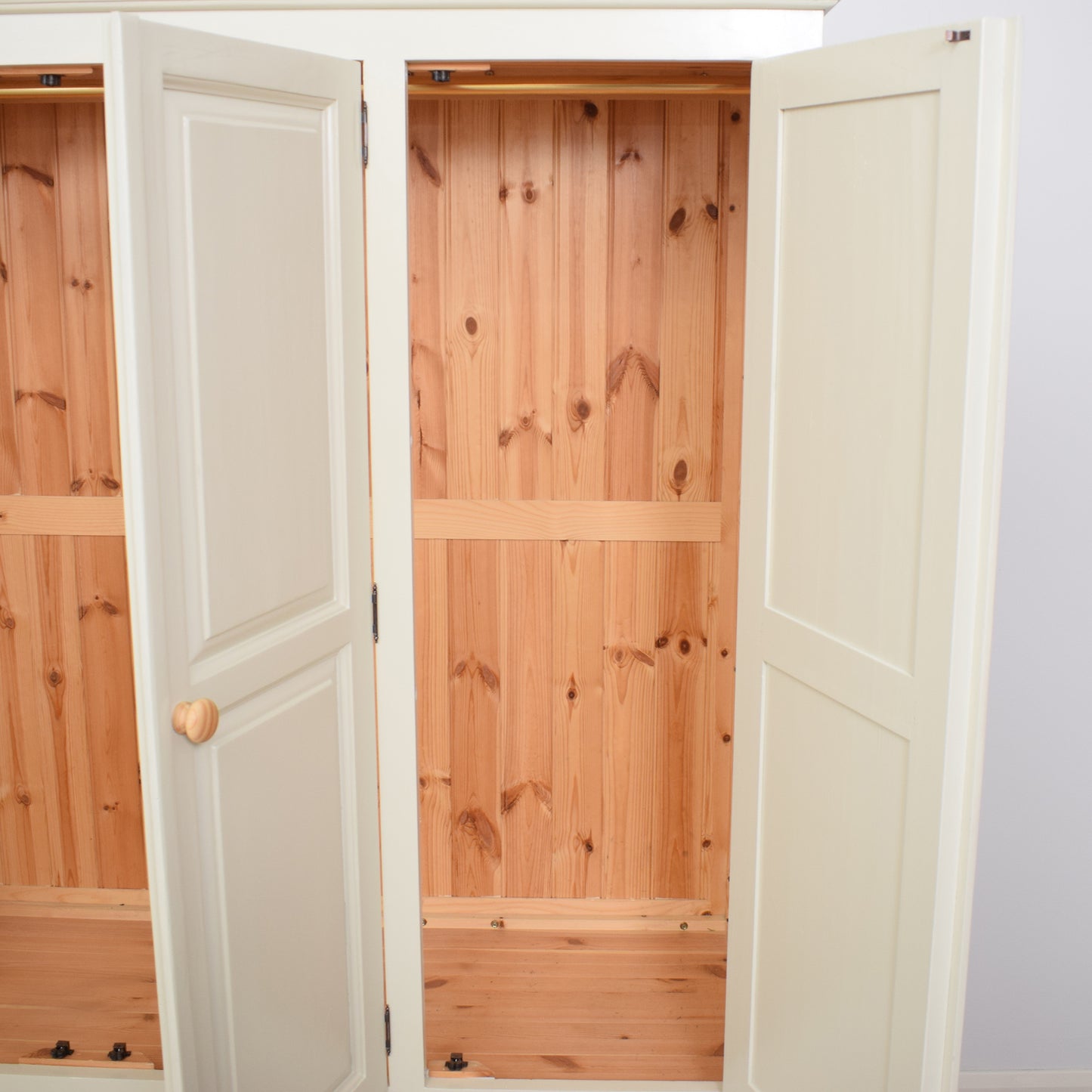 Painted Pine Triple Wardrobe