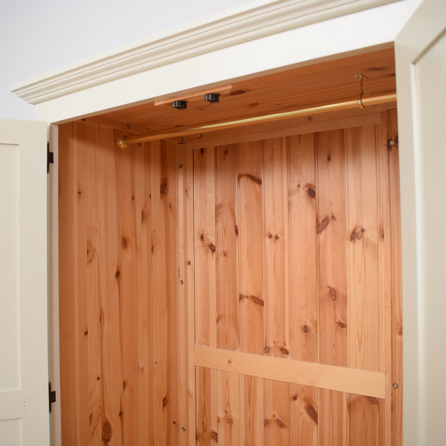 Painted Pine Triple Wardrobe