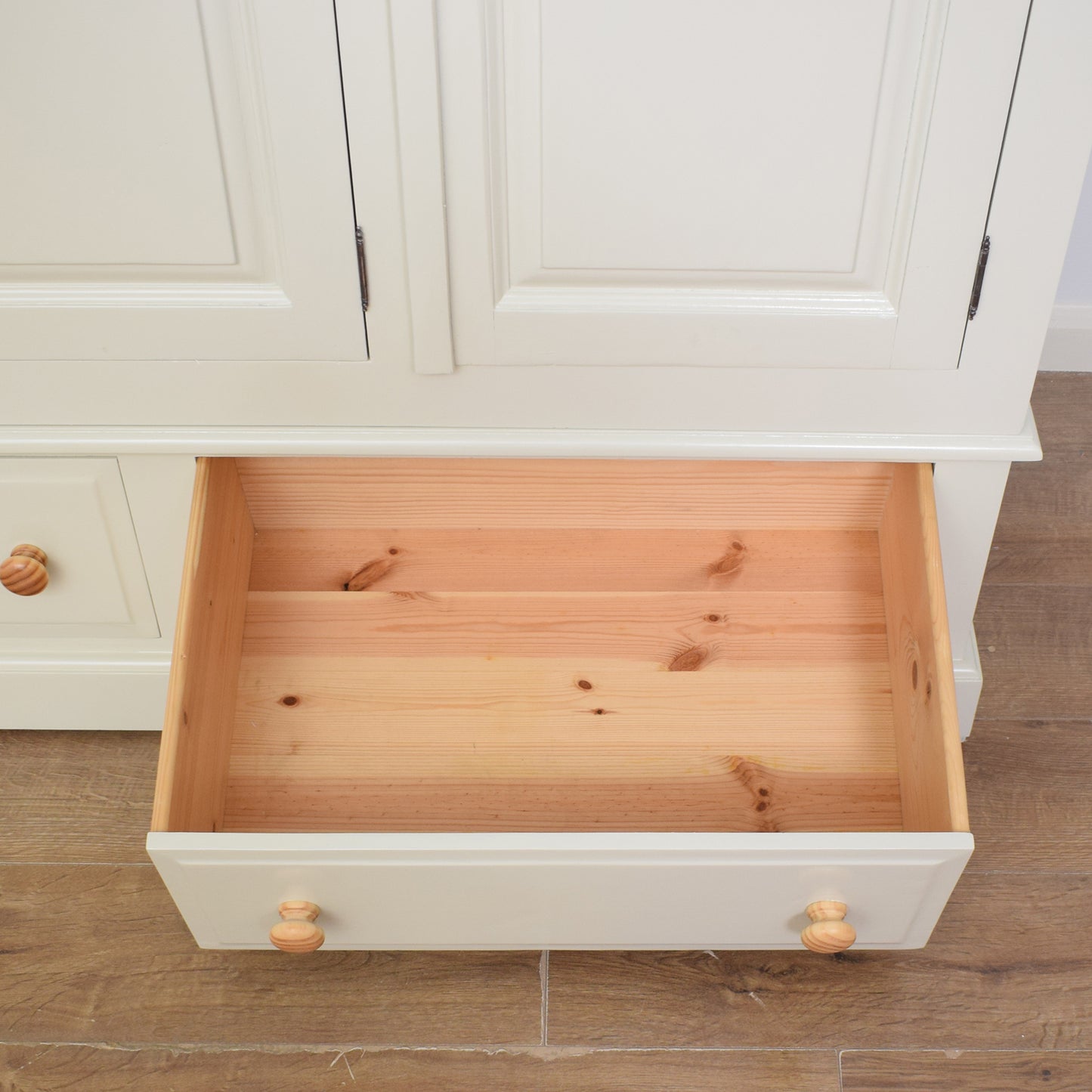 Painted Pine Triple Wardrobe