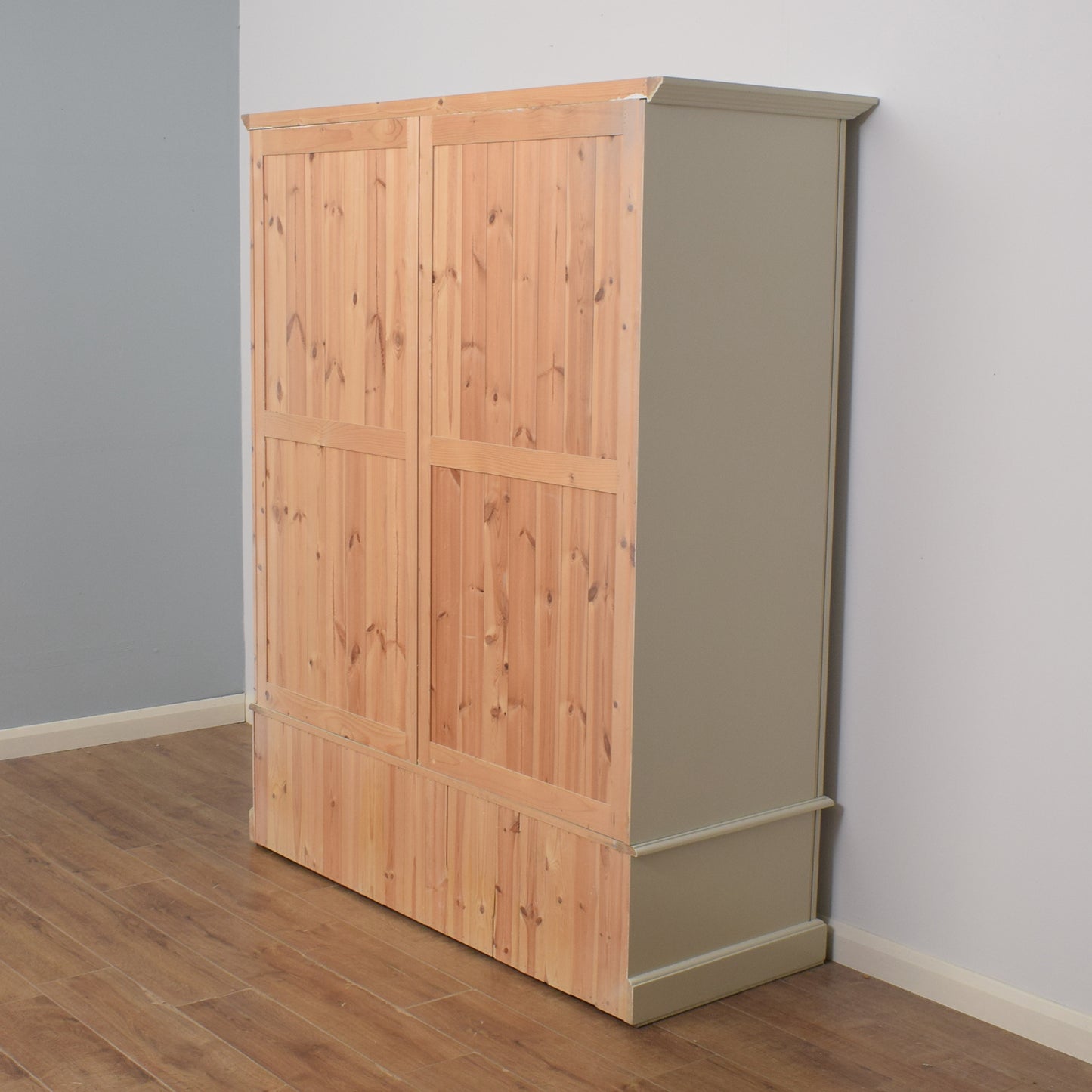 Painted Pine Triple Wardrobe