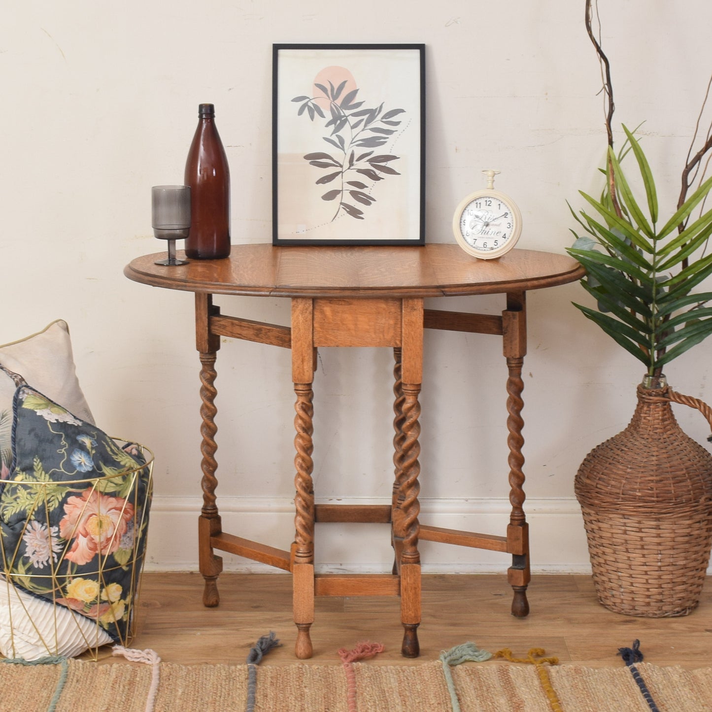 Oak Drop Leaf Table