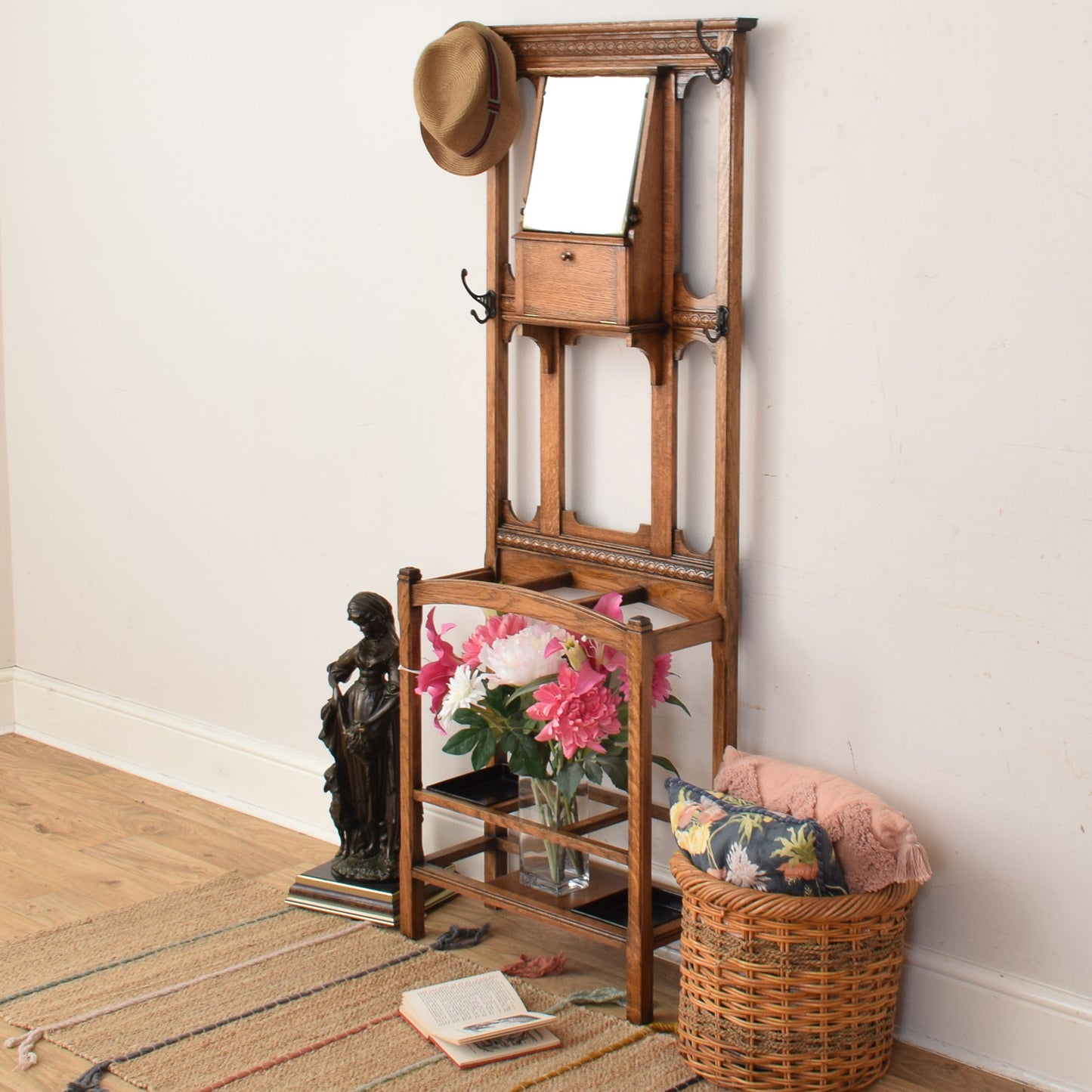 Oak Hallstand