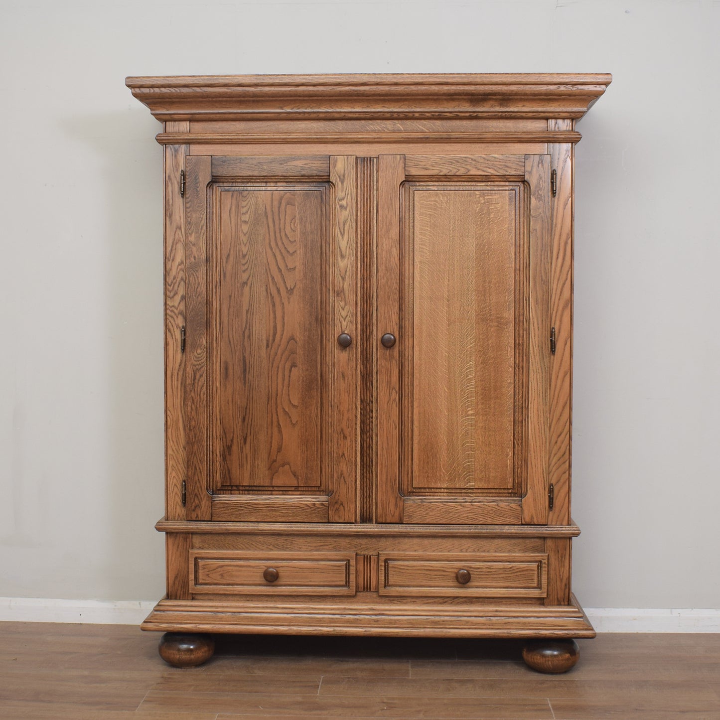 Large Restored Oak Storage Cupboard