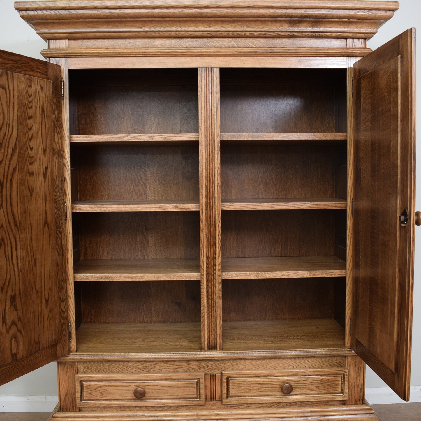 Large Restored Oak Storage Cupboard