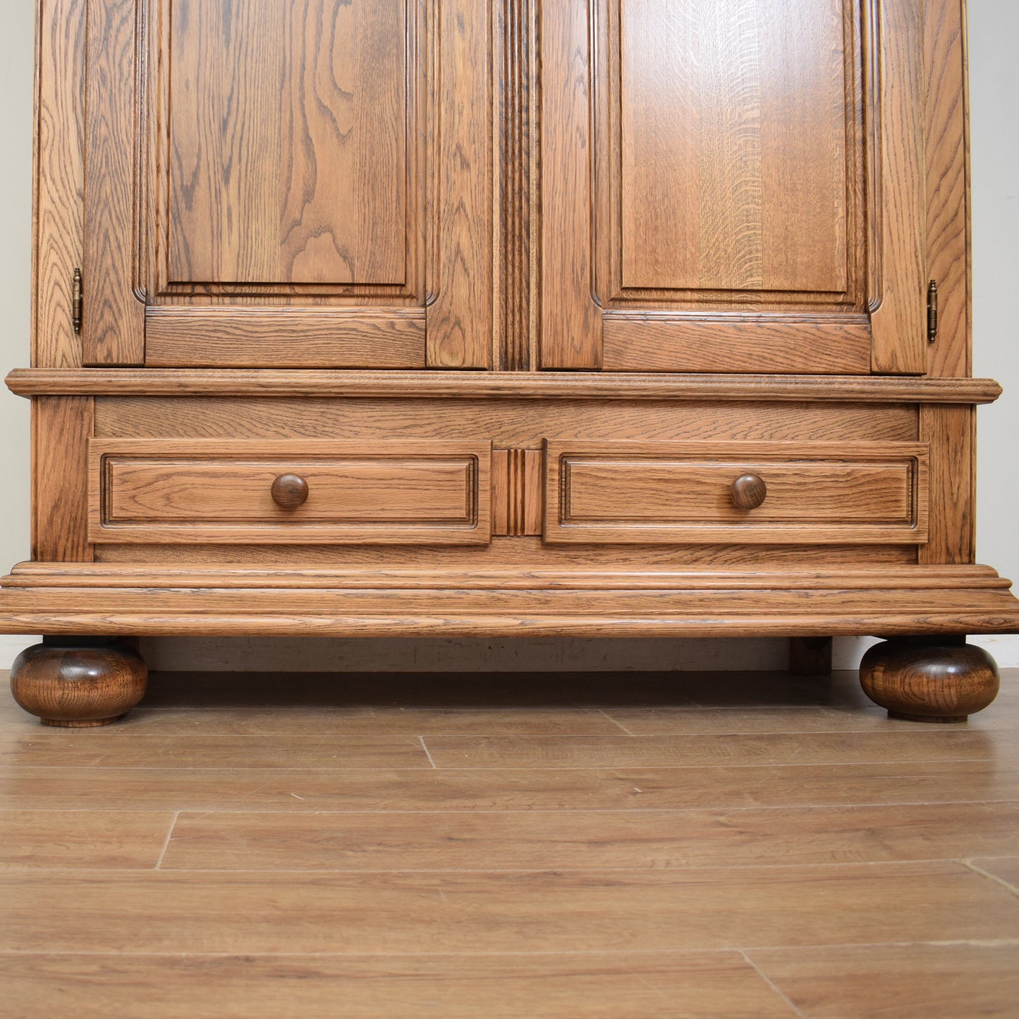 Large Restored Oak Storage Cupboard