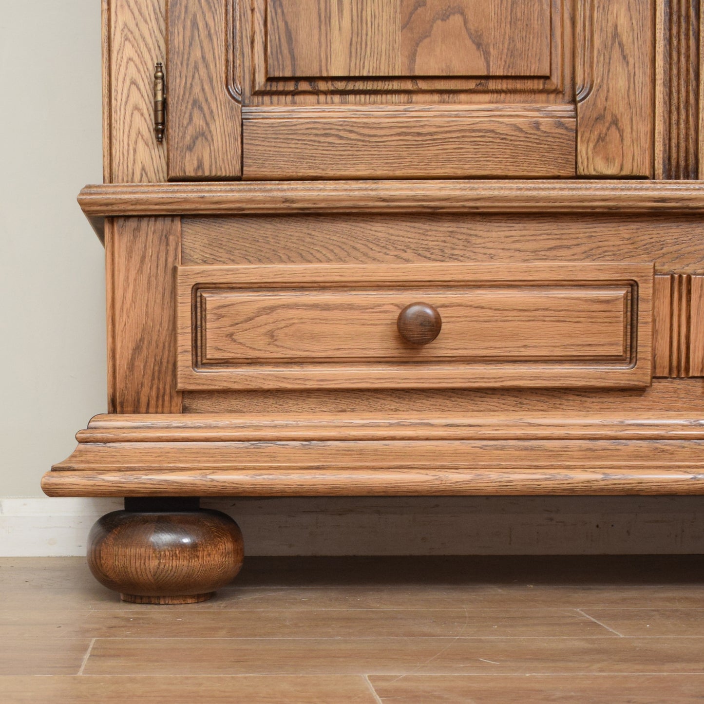 Large Restored Oak Storage Cupboard